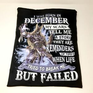 Graphic Tee for December Birthday Sz 2XL NWT